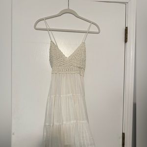 NWOT Aerie Crochet Flowy Dress Size Small!!